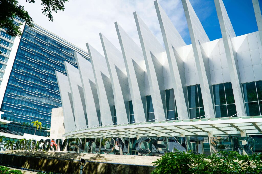 Exterior of Iloilo Convention Center in Iloilo Business Park